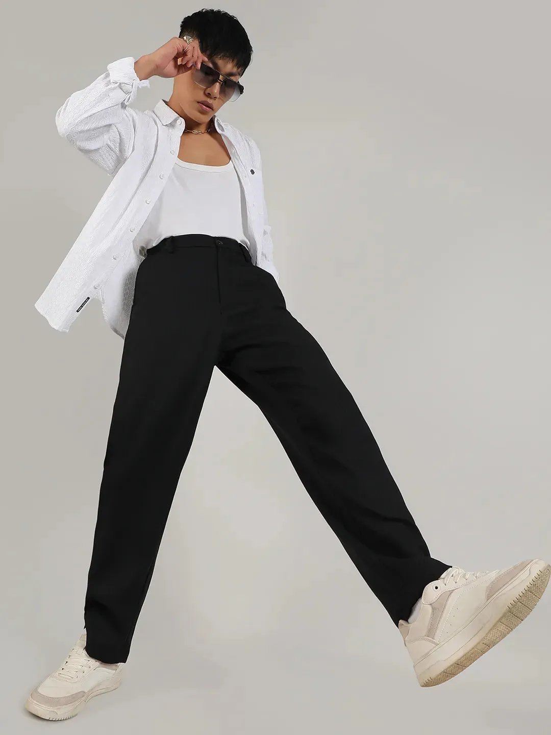Tailored Heathered Trousers