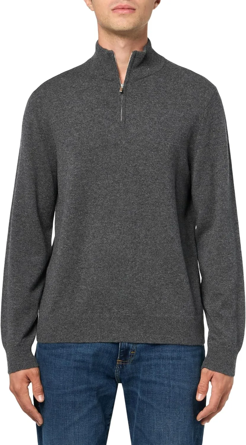 Theory Men's Hilles Cashmere Quarter Zip Sweater