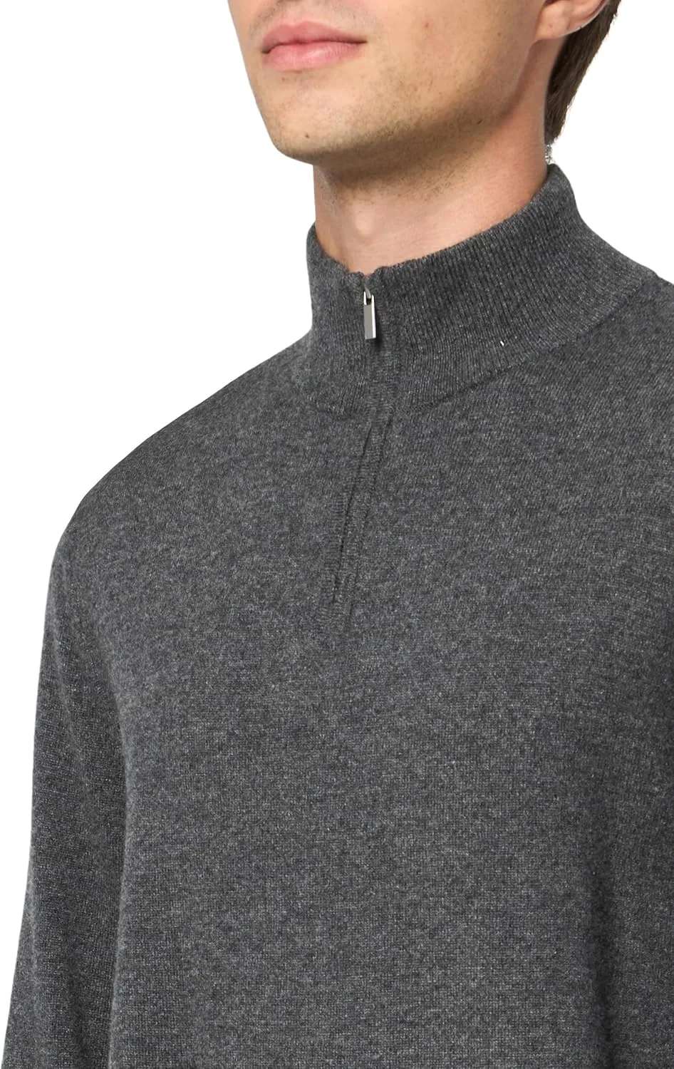 Theory Men's Hilles Cashmere Quarter Zip Sweater