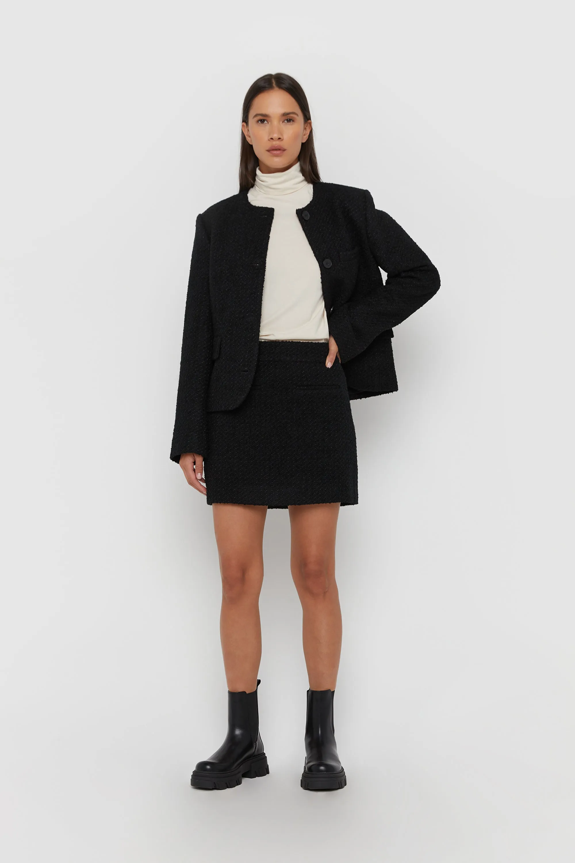 TWEED MINI SKIRT