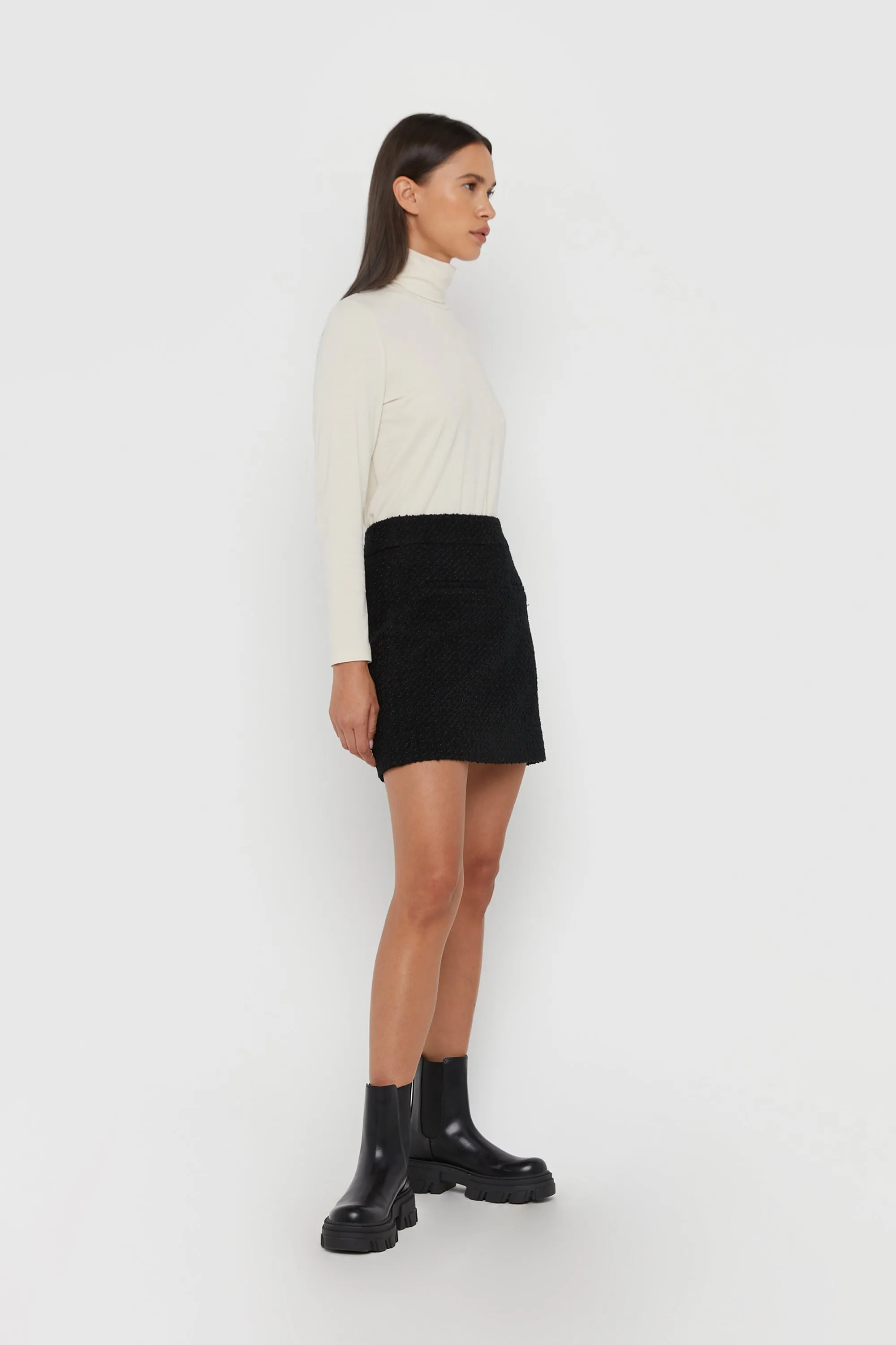 TWEED MINI SKIRT