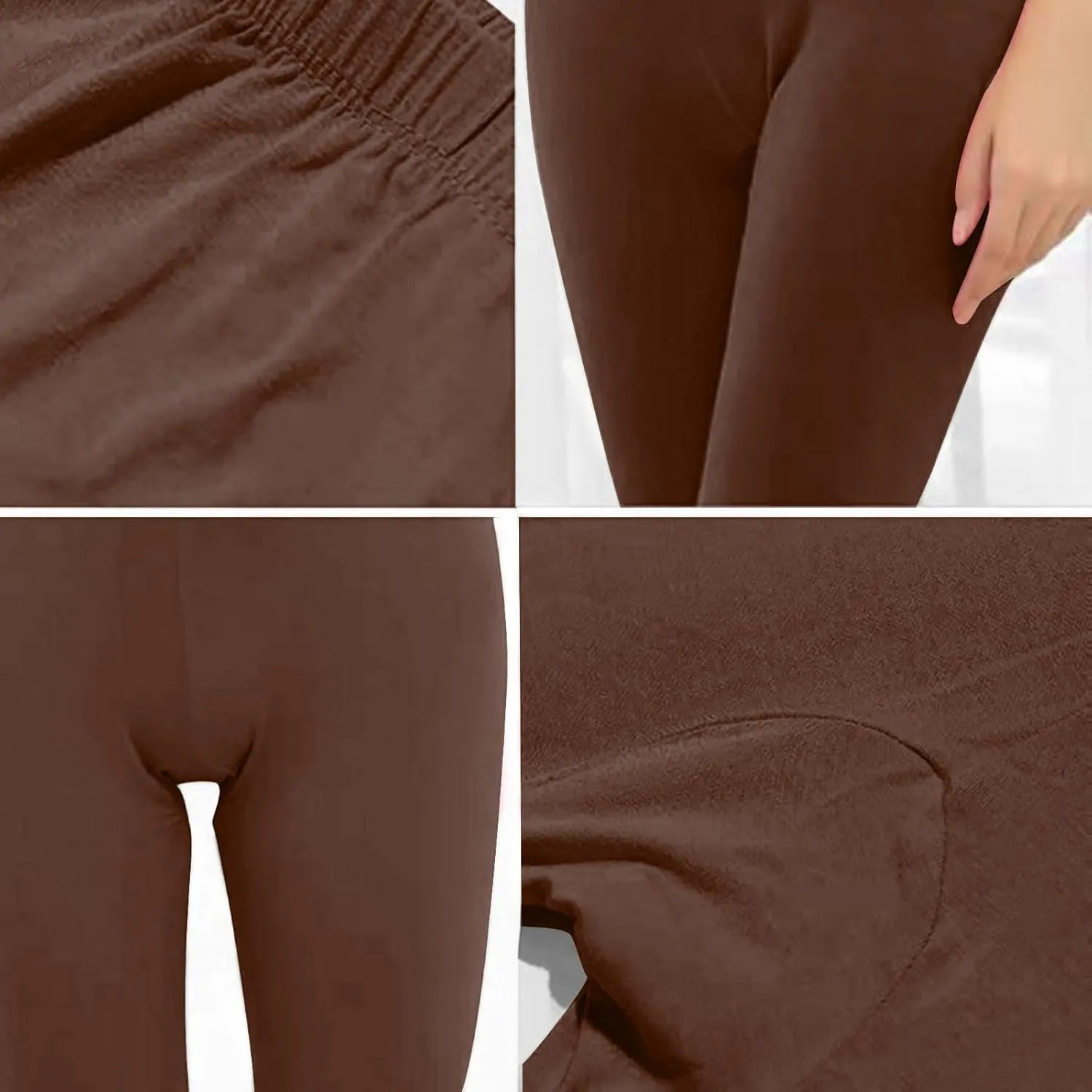 Women's High Waist Workout Leggings Stretchy Skinny Pants Buttery Soft Lightweight Leggings Plus Size Long Yoga Pants